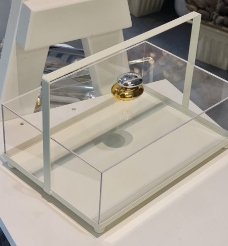 مضيفة مستطيل ارضية بيج مع غطاء اكرلك مع حماله